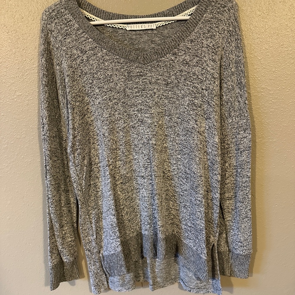 Potter's Pot Gray Knit Sweater